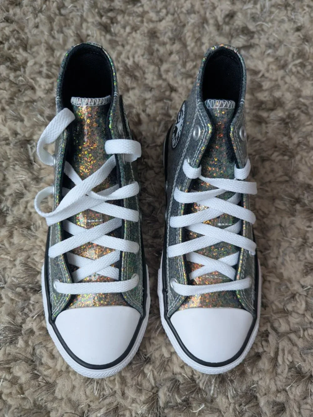 Girl's Converse Chuck Taylor Gold sneakers, Size 1